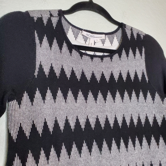 BCBGENERATION | A-Line Jacquard Sweater Dress - Picture 4 of 8